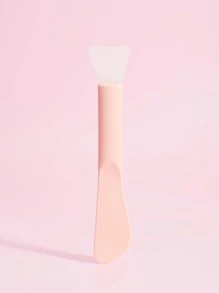 Clean Silicone Facial Sheet Brush, 1pc Face Care DIY Mud Facial Sheet Apply Skin Care Tools - Pink - View 2