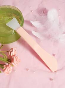 Clean Silicone Facial Sheet Brush, 1pc Face Care DIY Mud Facial Sheet Apply Skin Care Tools - Pink - View 4