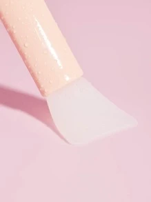 Clean Silicone Facial Sheet Brush, 1pc Face Care DIY Mud Facial Sheet Apply Skin Care Tools - Pink - View 6