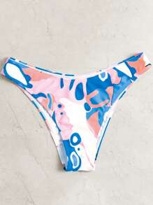夏季全身印花比基尼泳裤 - 彩色 - 查看 3