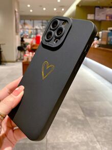 Heart Pattern Phone Case - Multicolor - View 2