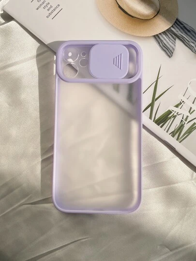 對比色邊框滑動相機保護殼，適用於iPhone 11，iPhone 13，iPhone 14 Pro Max