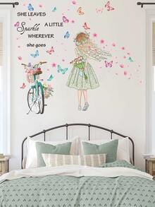 2入組人像圖案牆貼 - 彩色 - 查看 2