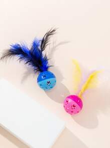 1pc Random Color Cat Teaser Toy - Multicolor - View 2