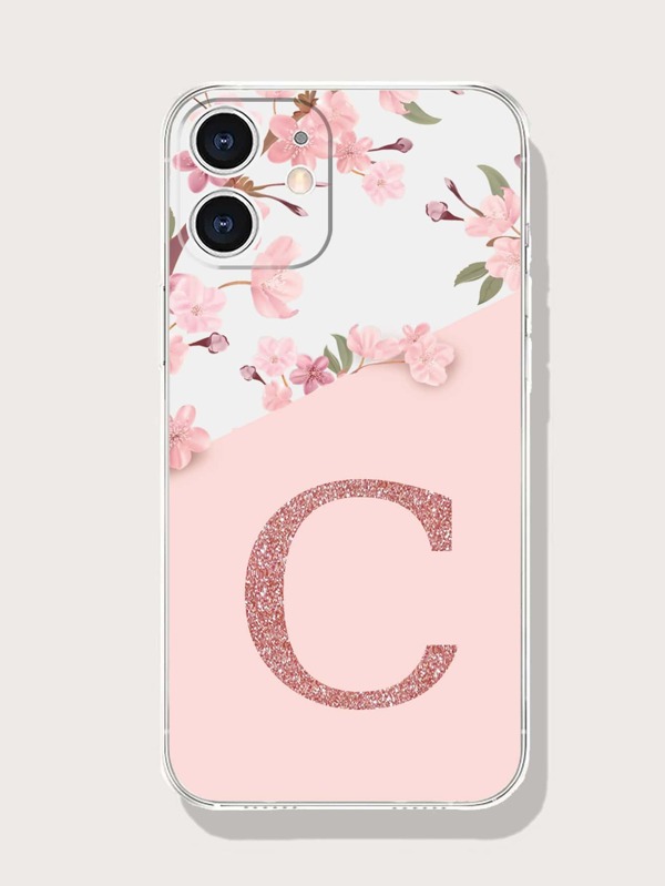 Letter Graphic Phone Case
