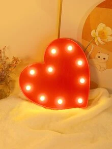 Luz decorativa en forma de corazón - Amarillo - Ver 4