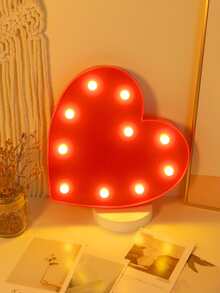 Luz decorativa en forma de corazón - Amarillo - Ver 6