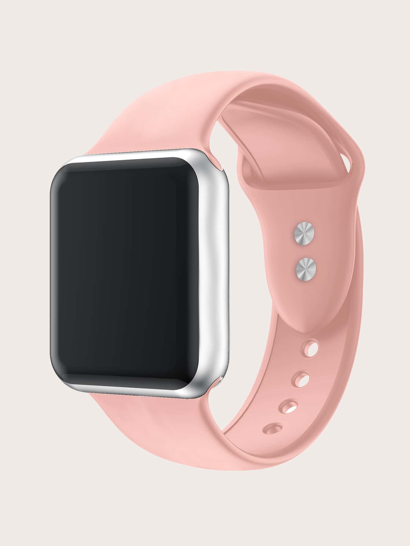 Dây đeo đồng hồ silicon tương thích với Apple Watch - Hồng - Xem 1