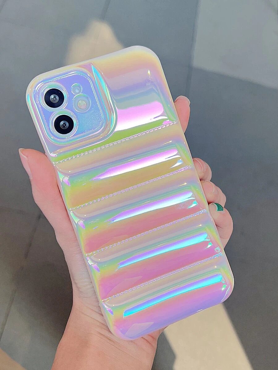 Laser Puffer Phone Case - Multicolor - View 1