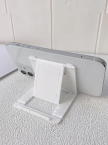 Foldable Desktop Phone Holder - White - View 2