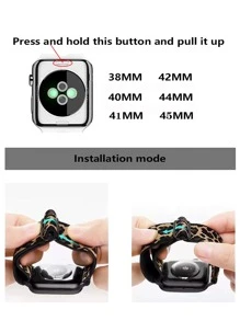 1入組條紋手錶帶，適用於Apple Watch帶錶帶Apple Watch帶錶帶Apple Watch帶錶帶，Apple Watch帶錶帶Apple Watch帶錶帶Apple Watch帶錶帶Apple Watch帶錶帶49/45/44/42/41/40/38mm，兼容Apple Watch帶錶帶Apple Watch帶錶帶Apple Watch帶錶帶Apple Watch帶錶帶Ultra / SE 8/7/6/5/4/3/2/1 - 彩色 - 查看 5