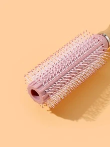 撞色捲髮棒梳子 - 粉色 - 查看 3