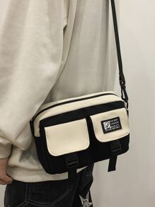 Túi đeo chéo đa năng cho học sinh trung học phổ thông Túi đeo vai cho sinh viên năm nhất Túi đeo vai thường ngày Túi đeo chéo nam Túi vuông phía trước, Túi đi học, đi du lịch, đại học, trường học, hoạt động ngoài trời, Túi đựng đồ dùng học tập Túi đeo chéo mùa thu Túi hình trụ Tiền cũ Quà tặng Halloween Giáng sinh Túi la hét Túi đựng đồ lễ Tạ ơn mùa đông Túi đựng đồ ngày lễ Túi tote Túi thể thao Túi màu đen Túi đi bộ đường dài Túi đi bộ đường dài Dung tích lớn Đa năng Di động Thời trang Quà tặng thường ngày Quà tặng - màu đen - Xem 1