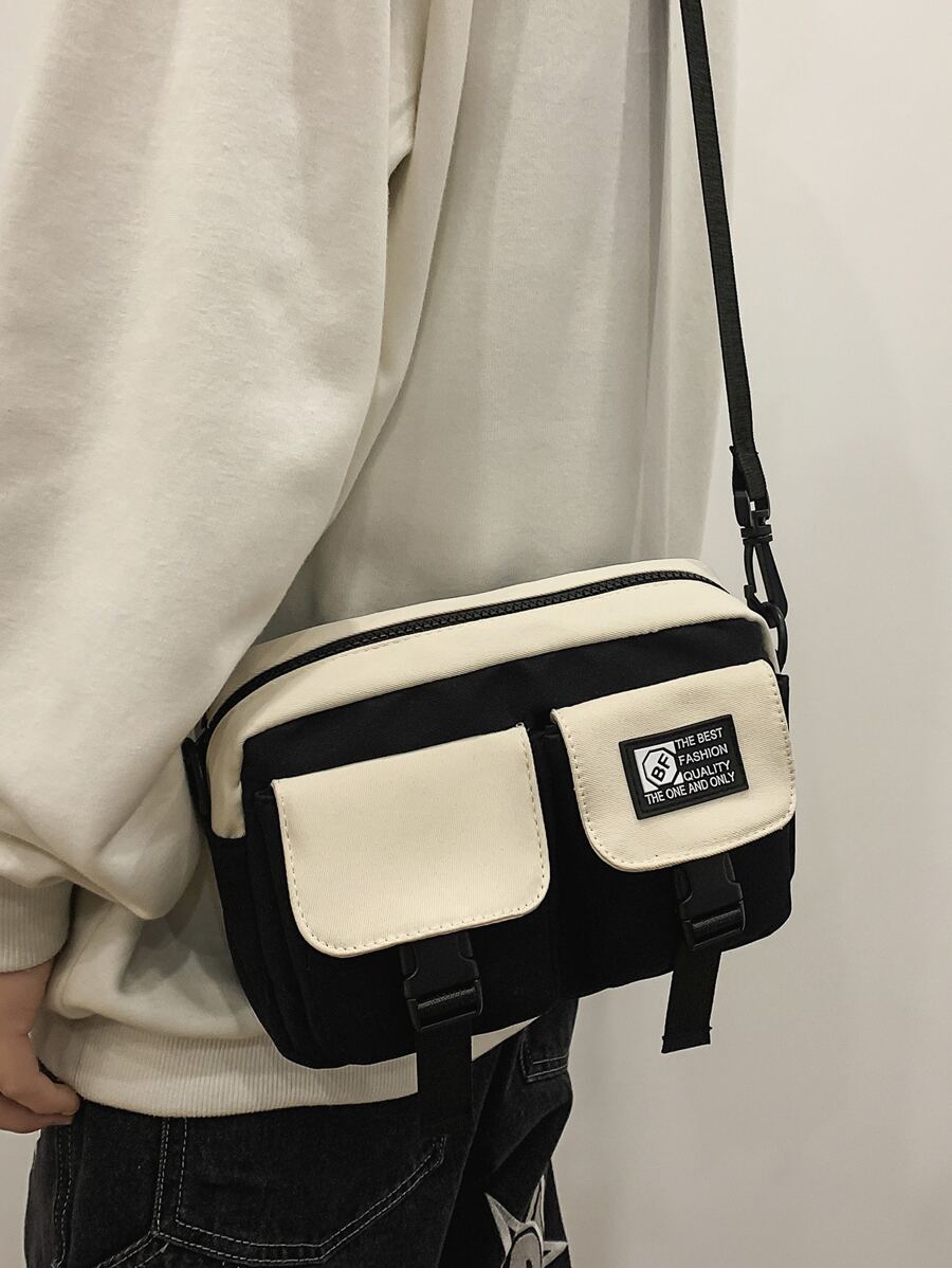 Túi đeo chéo đa năng cho học sinh trung học phổ thông Túi đeo vai cho sinh viên năm nhất Túi đeo vai thường ngày Túi đeo chéo nam Túi vuông phía trước, Túi đi học, đi du lịch, đại học, trường học, hoạt động ngoài trời, Túi đựng đồ dùng học tập Túi đeo chéo mùa thu Túi hình trụ Tiền cũ Quà tặng Halloween Giáng sinh Túi la hét Túi đựng đồ lễ Tạ ơn mùa đông Túi đựng đồ ngày lễ Túi tote Túi thể thao Túi màu đen Túi đi bộ đường dài Túi đi bộ đường dài Dung tích lớn Đa năng Di động Thời trang Quà tặng thường ngày Quà tặng - màu đen - Xem 1