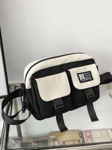 Túi đeo chéo đa năng cho học sinh trung học phổ thông Túi đeo vai cho sinh viên năm nhất Túi đeo vai thường ngày Túi đeo chéo nam Túi vuông phía trước, Túi đi học, đi du lịch, đại học, trường học, hoạt động ngoài trời, Túi đựng đồ dùng học tập Túi đeo chéo mùa thu Túi hình trụ Tiền cũ Quà tặng Halloween Giáng sinh Túi la hét Túi đựng đồ lễ Tạ ơn mùa đông Túi đựng đồ ngày lễ Túi tote Túi thể thao Túi màu đen Túi đi bộ đường dài Túi đi bộ đường dài Dung tích lớn Đa năng Di động Thời trang Quà tặng thường ngày Quà tặng - màu đen - Xem 4