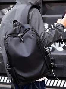 Leisure Bag Autumn New Korean Version High Capacity Student Crossbody Bag Ins Versatile Shoulder Bag Commuter Crossbody Bag Halloween Christmas Winter Christmas Gifts Men Bag Sling Bag Bag For Men - Black - View 1