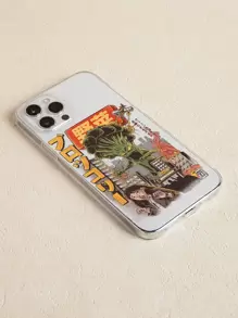 Ilustrata Cartoon Graphic Phone Case - Multicolor - View 2