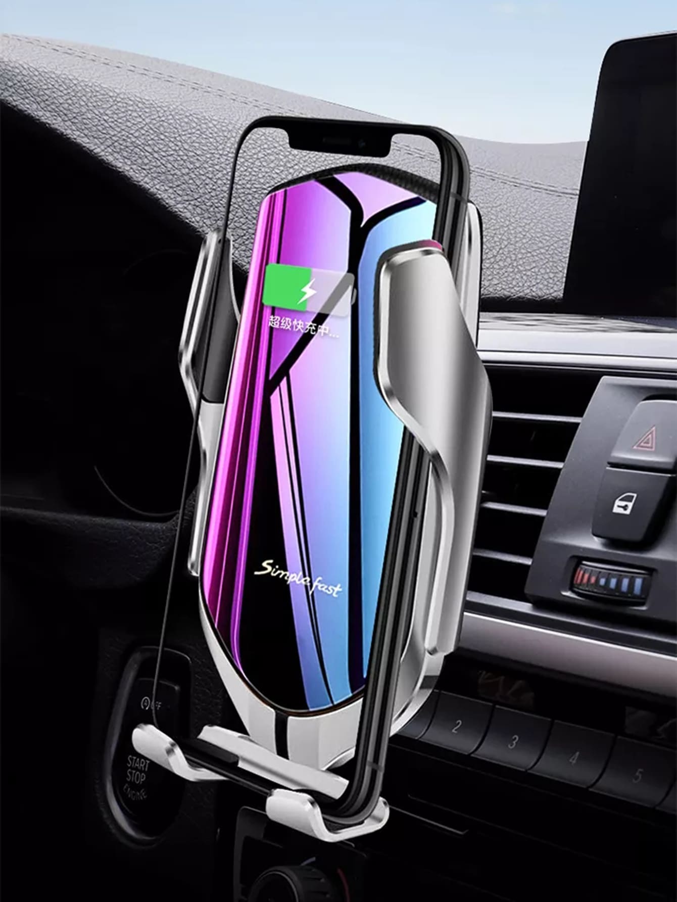 1個 車 ワイヤレス充電器