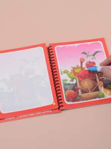 1入組卡通書和1入組刷 - 彩色 - 查看 3