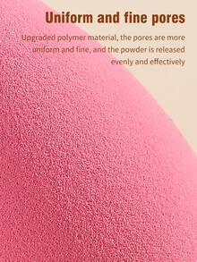 1x miếng bọt biển trang điểm - Màu Hồng  Dưa hấu - Xem 4