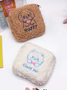 1pc Cartoon Graphic Random Sanitary Napkin Storage Bag - Multicolor - View 8