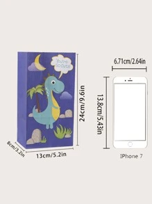 12个卡通可爱礼品袋，适合节日礼品包装 - 彩色 - 查看 3