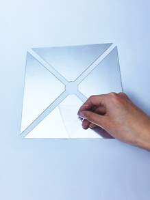 100 件三角形镜子墙贴、贴纸、墙贴花、乙烯基贴花用于家居装饰、春季装饰品刷新您的家、拉玛装饰贴纸礼物生日毕业墙面装饰房间装饰墙镜用于房间浴室装饰客厅装饰 - 銀色 - 查看 3