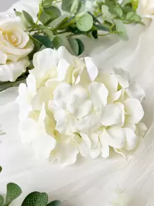 5/10/20pcs Hydrangea Artificial Flower Heads With Stems, Fake Hydrangea Flowers, Table Arrangement Decoration Silk Flower, Champagne Fake Flower For Home Office Party Wedding, Fake Plants, Spring Decor, Room, Desk, Garden Decor, Room Decoration Stuff, Valentine Day, Gifts Birthday Graduation Home Decor Back To School School Supplies - Apricot - View 2