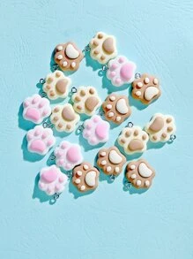 18pcs Paw DIY Pendant - Multicolor - View 2