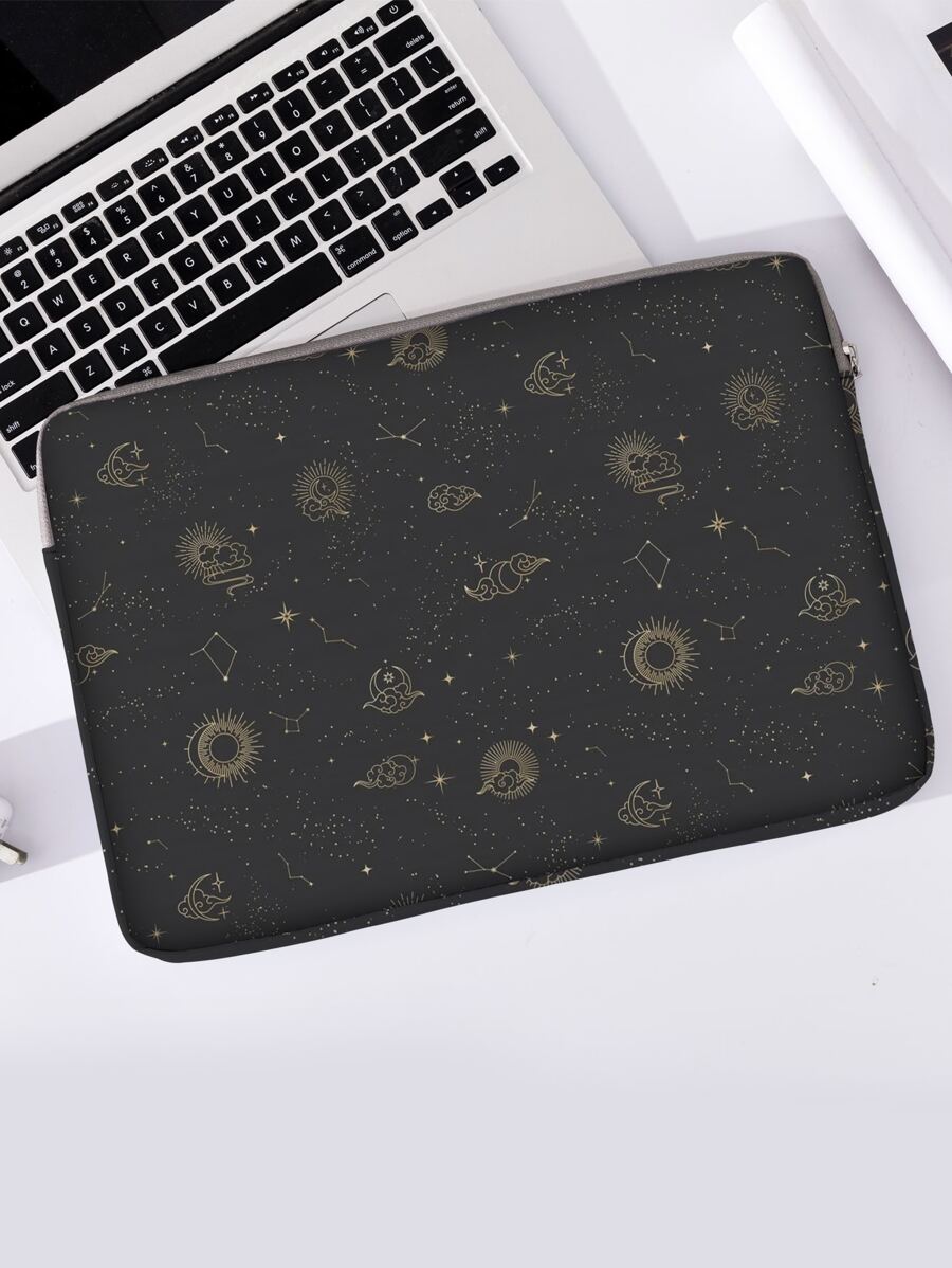 Túi đựng máy tính xách tay 14 "Starry Sky Print - Nhiều màu - Xem 1