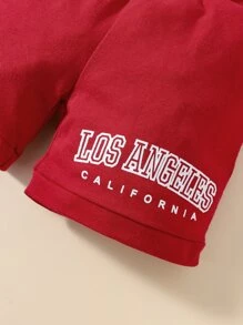 Baby Boys 3pcs Letter Graphic Shorts - Multicolor - View 5