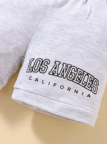 Baby Boys 3pcs Letter Graphic Shorts - Multicolor - View 7