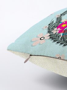 Funda de cojín sin relleno Pascua de Resurrección conejo & con estampado de huevo - Multicolor - Ver 3