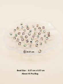 1 gói Phụ kiện trang sức tự làm hạt 6mm - Nhiều màu - Xem 3
