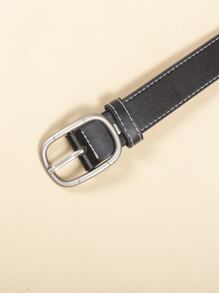 Cinturón de cintura de microfibra con perforador de agujeros gratis - Negro - Ver 5