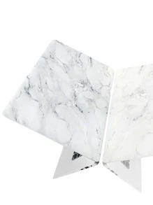 1sheet Marble Pattern Sticker Compatible With 13 Inch Air A1466/A1396 - Multicolor - View 2