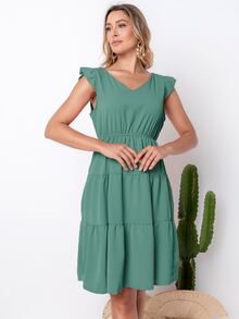 Women Dresses - Verde Oscuro - Ver 3