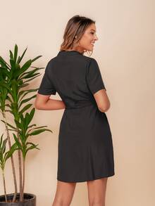 Women Dresses - Black - View 2