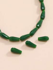 1strand Stone DIY Jewelry Accessory - Dark Green - View 4