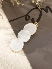 2 piezas Horquilla con diseño redondo - Blanco - Ver 2