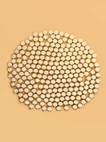 200pcs Bead DIY Jewelry Accessory - Yellow Gold - View 1