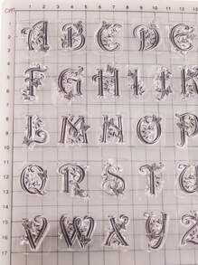 Letter Graphic Stamp - Multicolor - View 5