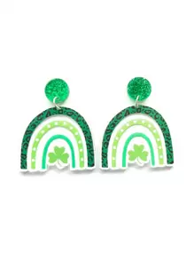 Hoa tai thả hình cỏ ba lá ngày thánh Patrick - Nhiều màu - Xem 1