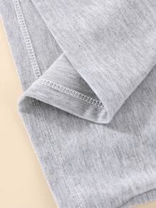 Girls 3pcs Contrast Piping Crop Cami Top - Multicolor - View 8