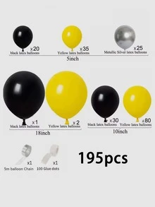 派對氣球花環 - 彩色 - 查看 3