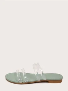 Dép bệt Nữ màu trơn Đúng mốt - Trong sáng - Xem 2