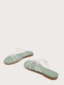 Dép bệt Nữ màu trơn Đúng mốt - Trong sáng - Xem 3