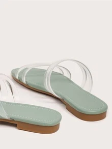 Dép bệt Nữ màu trơn Đúng mốt - Trong sáng - Xem 4