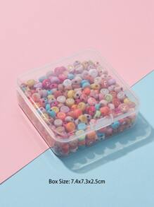 400pcs DIY Letter Graphic Bead - Multicolor - View 4