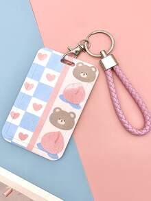 1入組卡通圖案隨機卡套 - 彩色 - 查看 2